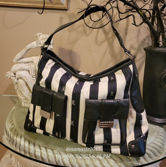 L.A.M.B. by Gwen Stefani Trenchtown Slouch Shoulder Bag Luxury Designer Bag #558 - Picture 8 of 17